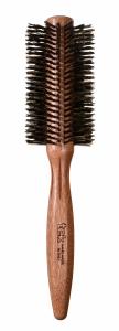 ROLL MAHOGANY WOOD BRUSH WITH REINFORCED WILD BOAR BRISTLES DIAM. 60 MM