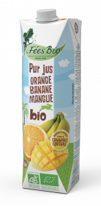 Organic Orange, Banana and Mango Juice NFC 