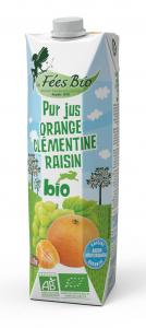 Organic Orange, Clementine and White Grape Juice NFC 