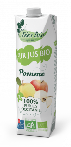 Organic NFC Apple Juice 100 % from Occitania 