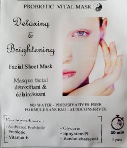 MASK  Detoxing & Brightening (enrichied with probiotics)