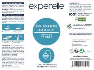 SHOWER POWDER enriched with Active Probiotics 100% natural origin 