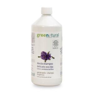 Greenatural 2in1 Gentle Shower Gel & Shampoo Flax & Rice