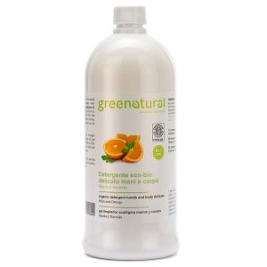 Greenatural Mint & Orange Mild Liquid Soap 