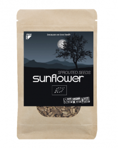 ORGANIC DRIED SUNFLOWER SPROUTED SEEDS
