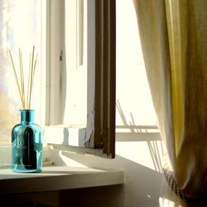 Home Fragrance Green Pack Diffuser + Refill + Sticks Fragrance Amber