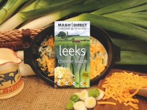 Leeks with a Cheese Sauce