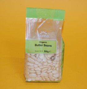 Butter Beans Organic 500g Dried - Suma
