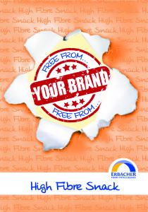 High fibre snack, glutenfree