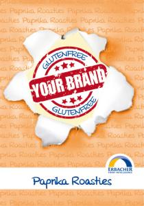 Paprika roastie snack, glutenfree