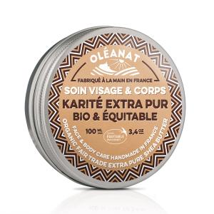 ORGANIC & FAIR TRADE SHEA BUTTER EXTRA PUR , OLEANAT