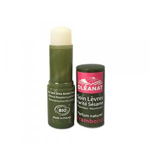 SHEA BUTTER LIPCARE WITH SESAM OIL AND RASPBERRY SCENT