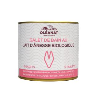 BATH TABLET WITH ORGANIC DONKEY MILK