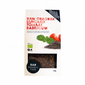 RAW Organic Food Flaxseed Crackers Tomato & Basil