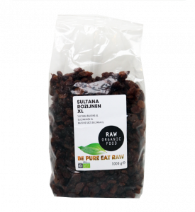RAW Organic Food Sultanas raisins