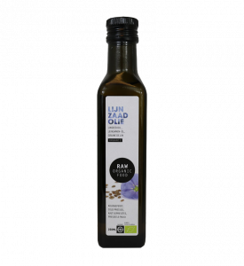 RAW Organic Food Flaxseed oil cold pressed