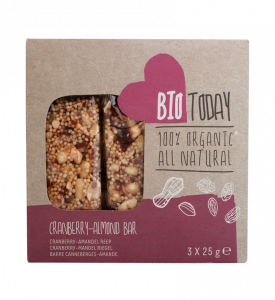 BioToday Cranberry and Almond bar