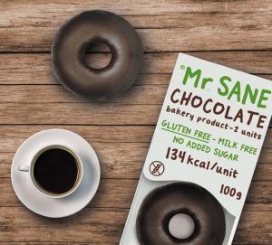 Gluten-dairy-sugar free chocolate doughnuts