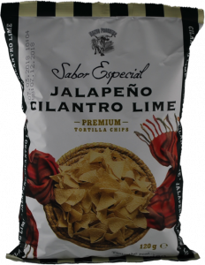 NACHOS Jalapeno, Coriandre et Citron Vert 120g