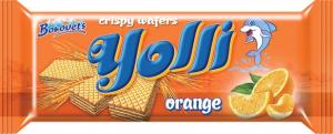 Yolli Wafer with orange cream 180g  