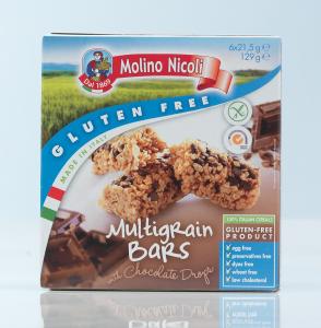 Gluten Free Cereal Bars with chocolate chips