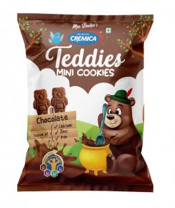 Mini Teddy Bear Cookies - Assorted flavors (Chocolate Chips, Chocolate, Honey variants)