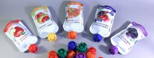 Bio Fruit Snack - Apple, Strawberry, Banana puree