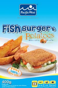 FISH BURGER & POTATOES
