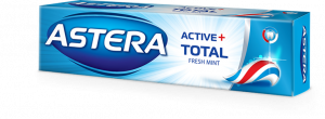ASTERA ACTIVE + TOTAL toothpaste