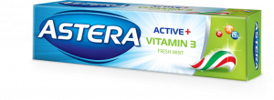 ASTERA ACTIVE + VITAMIN 3 toothpaste
