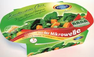 Carrot sticks mix for the microwave