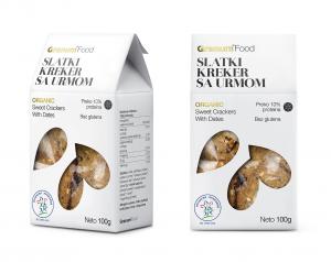 Sweet Protein Crackers Organic 100g