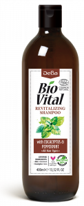 DeBa Bio Vital Shampoo for All Hair Types with Menthol and Eucalyptus