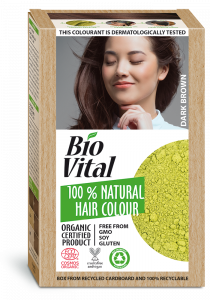 Bio Vital 100% Natural Hair Colour Dark Brown