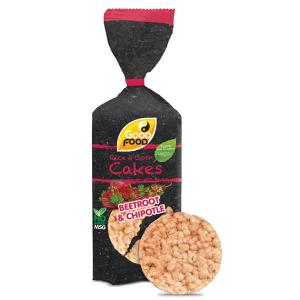 Beetroot & Chipotle flavoured Rice & Corn cakes