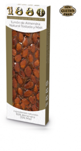 11162 - Artisan unpeeled Almond & Honey Brittle Bar 1880 200g