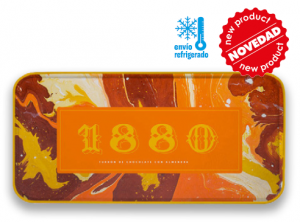 11165 - 70% Dark Chocolate Almond Bar Sinestesia Tin 1880 250g