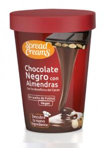 C48001 - Spreadable Dark Chocolate with Almonds Spread Creams 320g and BULK