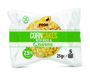 Corn Cakes with Quinoa & Basil