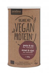 PROTEIN MIX WITH 62% PROTEIN pea & rice - fieldberry/açai berry flavor