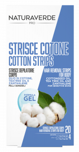 COTTON STRIPS HAIR REMOVAL STRIPS GEL FOR BODY COTTON AND TEA TREE OIL