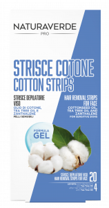 COTTON STRIPS HAIR REMOVAL STRIPS GEL FOR FACE COTTON AND TEA TREE OIL