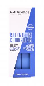COTTON ROLL-ON HAIR REMOVAL SENSITIVE WAX  COTTON AND TEA TREE OIL SENSITIVE SKIN