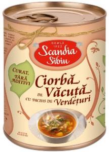 Scandia Sibiu Beef  soup 400g EO