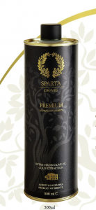 Sparta Groves Extra Virgin Olive Oil, in tins, 500, 750ml and 1L.