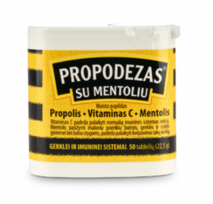 Propodes with raspberries (propolis)