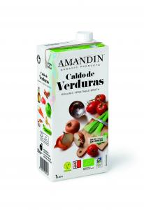AMANDIN Organic Vegetable Broth 1 L  