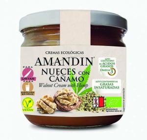 AMANDIN Organic Walnut Cream with Hemp Seeds