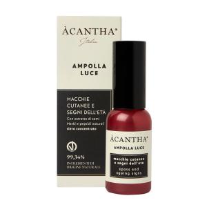 Acantha Ampolla Luce serum for spots signs