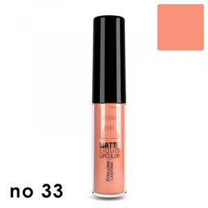 MATTE LIQUID LIPCOLOR - NO 33